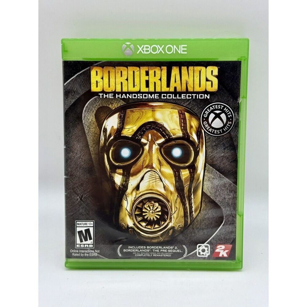 borderlands: The Handsome Collection Microsoft Xbox One Game Case Manual‎ Tested